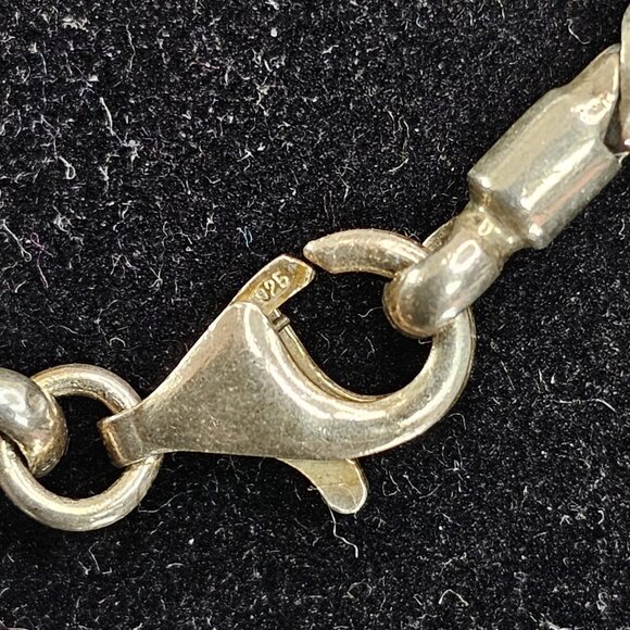 925 Silver Y2K ERA Snakechain Style Necklace 18 Inches Heavy Quality Unisex - Picture 6 of 10